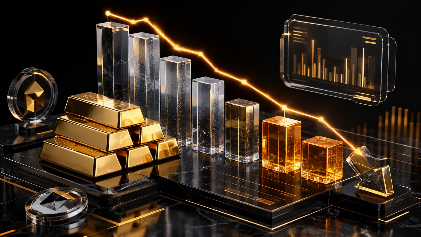 Precio del oro hoy: retroceso de XAU/USD a 4,466.10 dólares, sensibilidad a las tasas reales